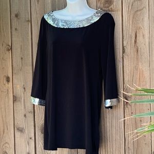 CHARTER CLUB Sequin embellished top